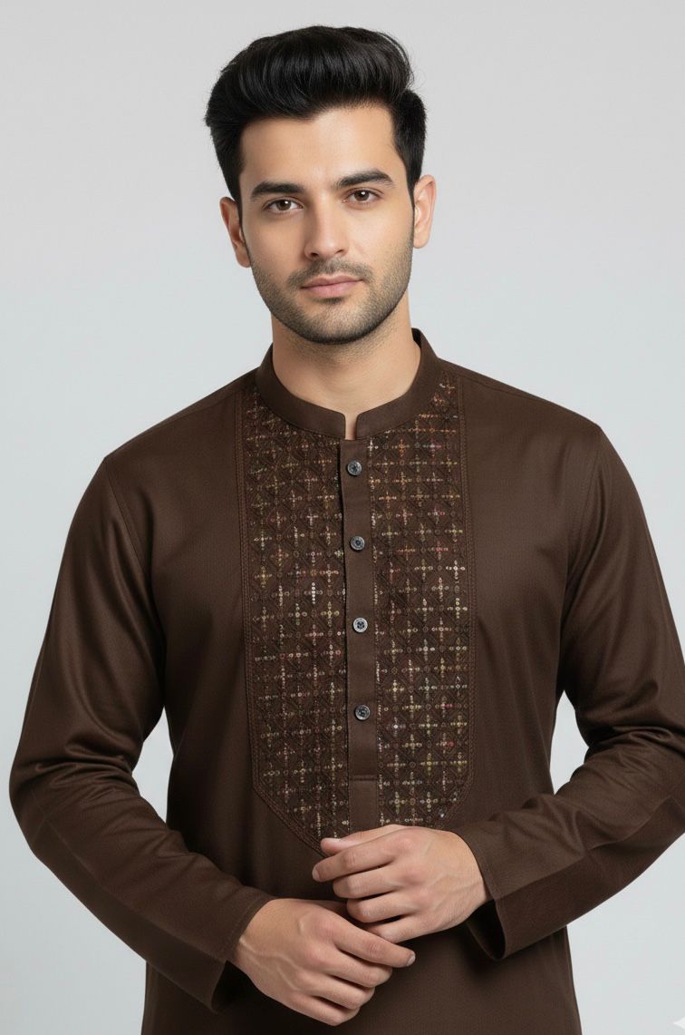 Shahi Embroidered Kurta Pajama