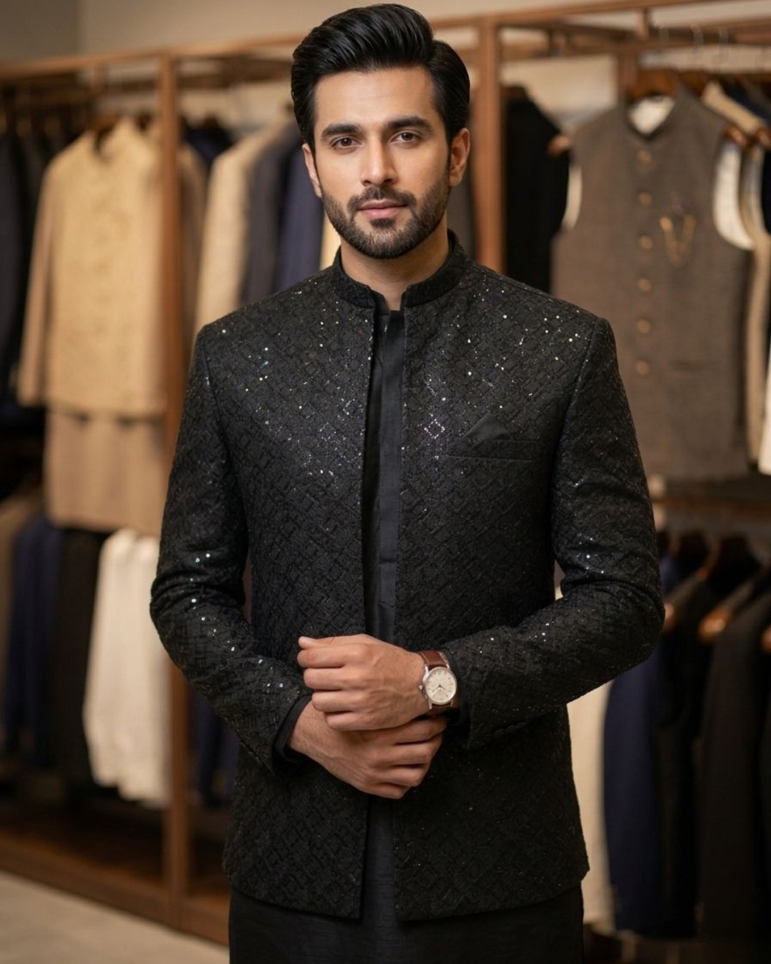 Rao Silk Open Coat