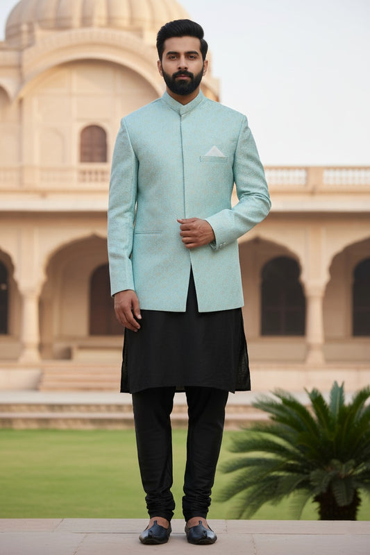 Self Banarsi Open Coat