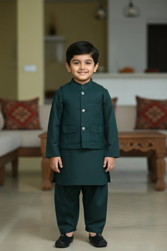 Grace Three Piece Waist Coat Suit