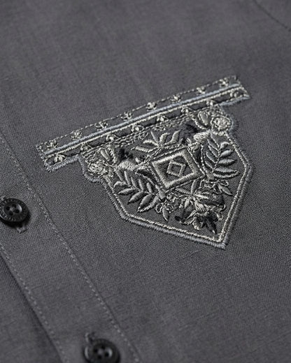 Cotton Embroidered Kurta Pajama