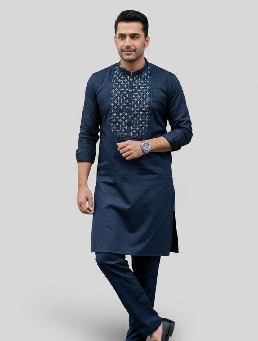 Shahi Embroidered Kurta Pajama