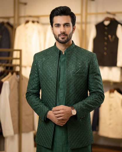 Rao Silk Open Coat