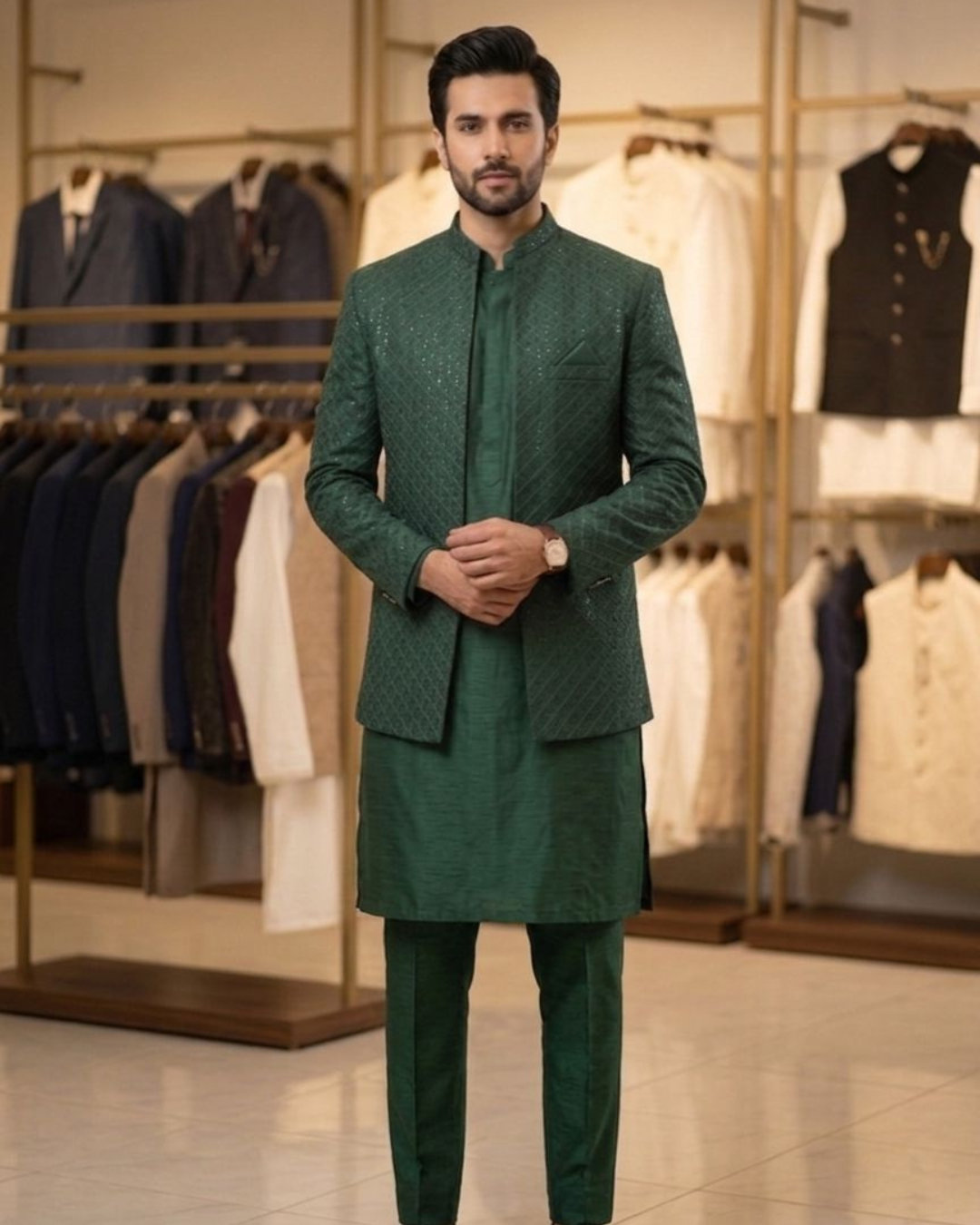 Rao Silk Open Coat