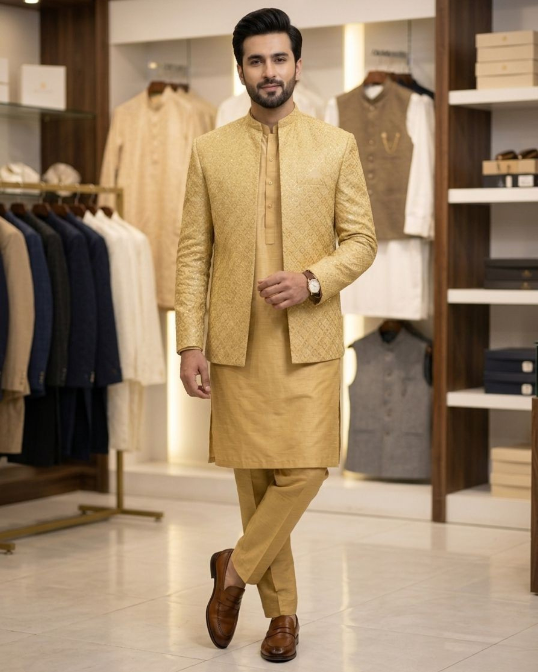 Rao Silk Open Coat
