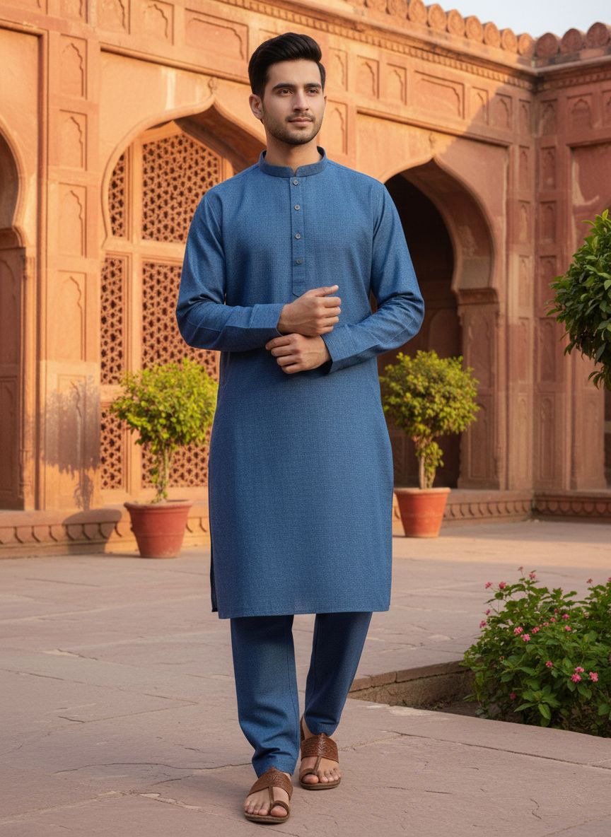 Self Wash & Wear Kurta Pajama