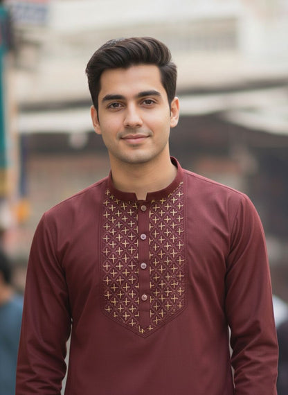 Shahi Embroidered Kurta Pajama