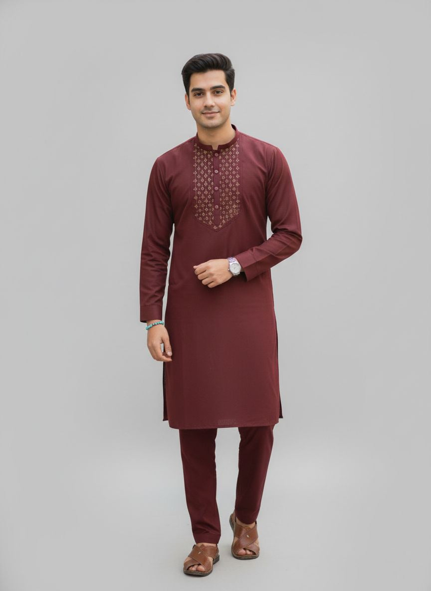 Shahi Embroidered Kurta Pajama