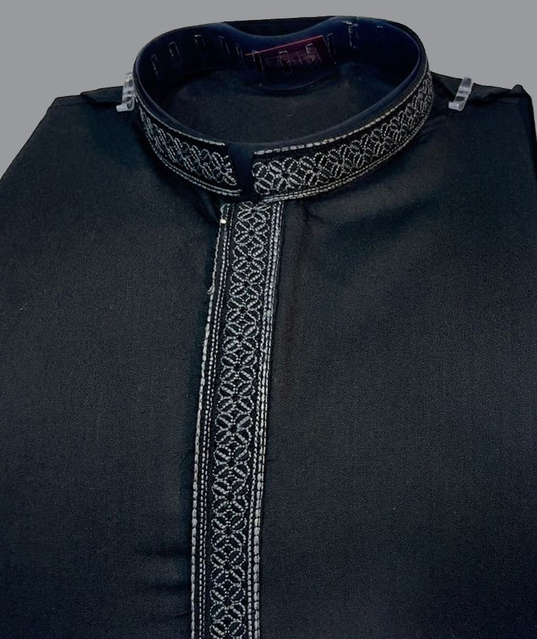 Black Embriodered Kurta Shalwar
