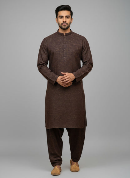 Two-tone Wool Kurta Shalwar