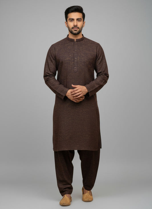 Two-tone Wool Kurta Shalwar