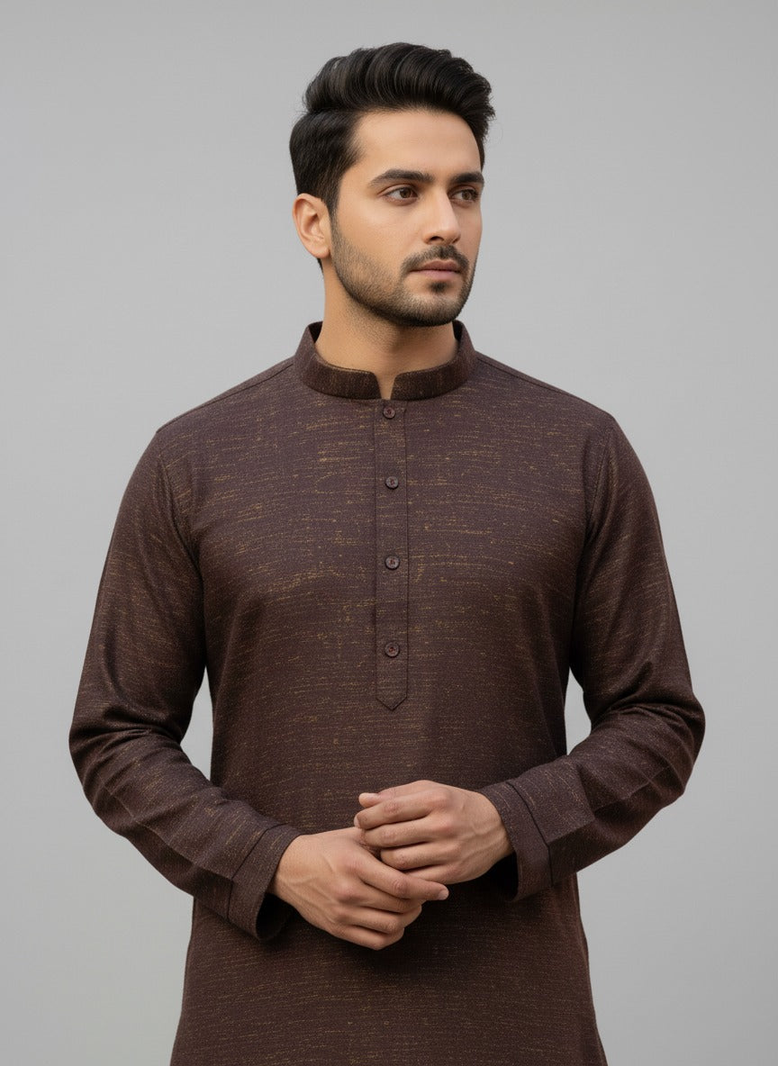 Two-tone Wool Kurta Shalwar
