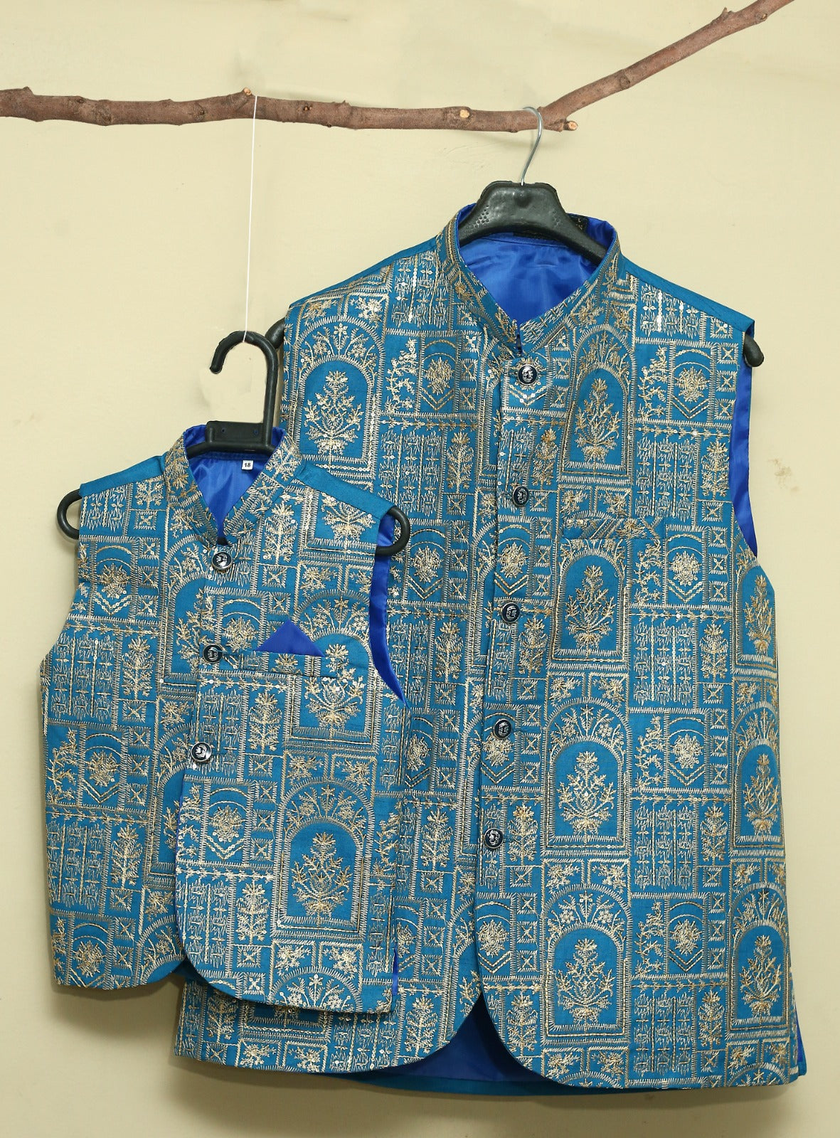 Father & Son Three Piece Waist Coat Suit