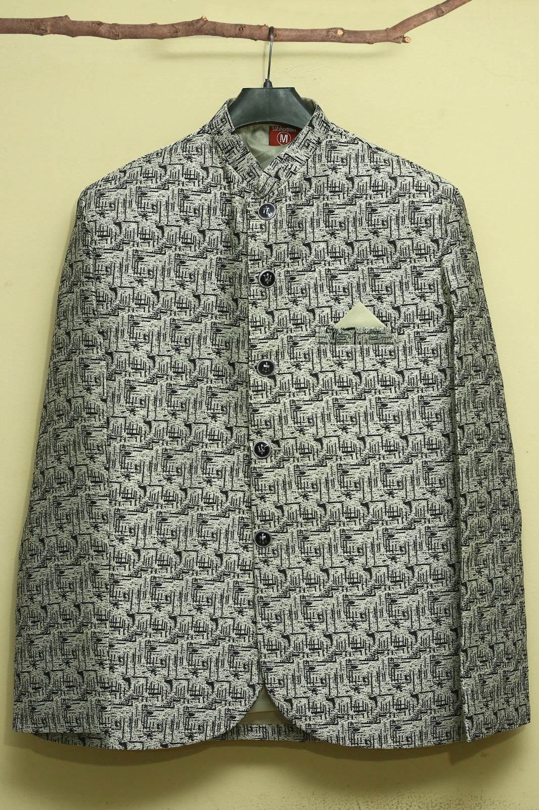 Self Banarsi Prince Coat