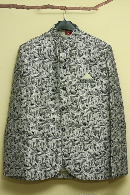 Self Banarsi Prince Coat