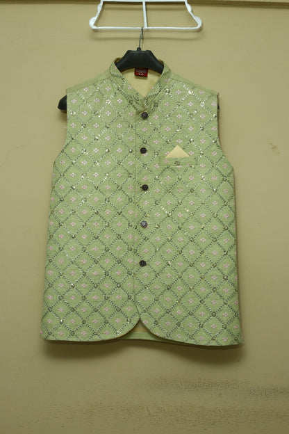 Cotton Silk Waist Coat