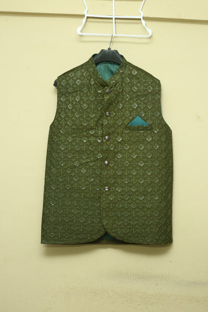 Cotton Silk Waist Coat