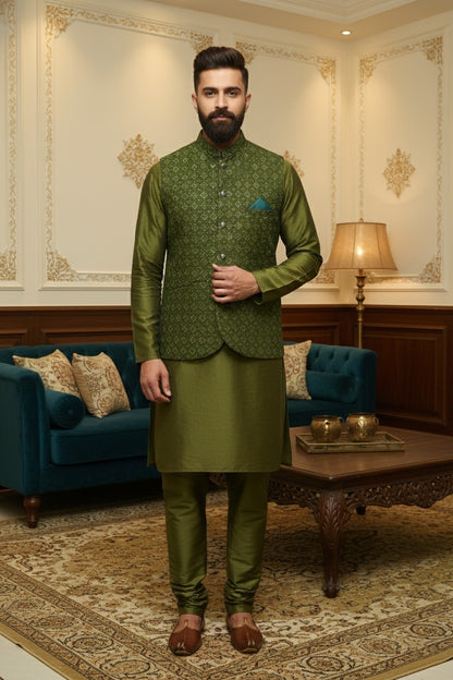 Cotton Silk Waist Coat