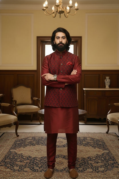 Cotton Silk Waist Coat