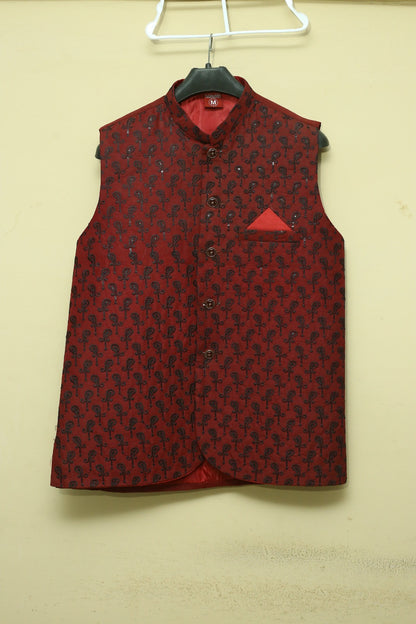 Cotton Silk Waist Coat
