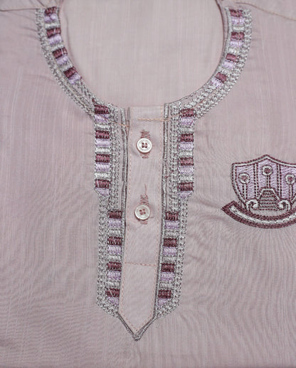 Cambridge Cotton Embroidered Kurta Pajama