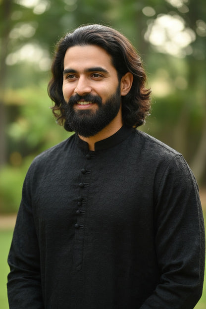Pure Lawn Chikankari Kurta Pajama