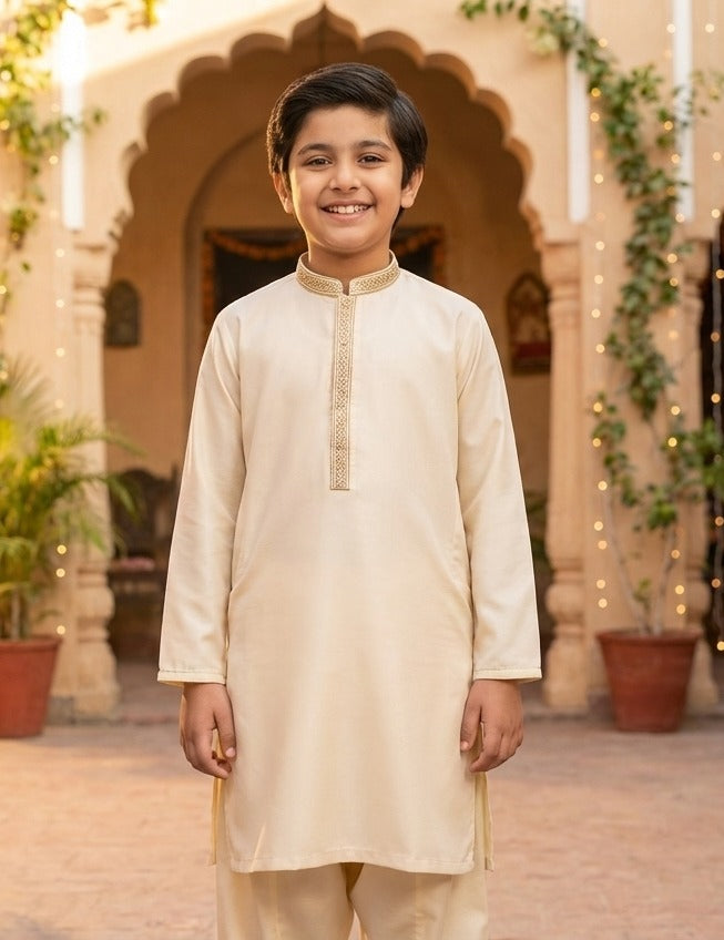 Premium Boski Emroidered Kurta Pajama