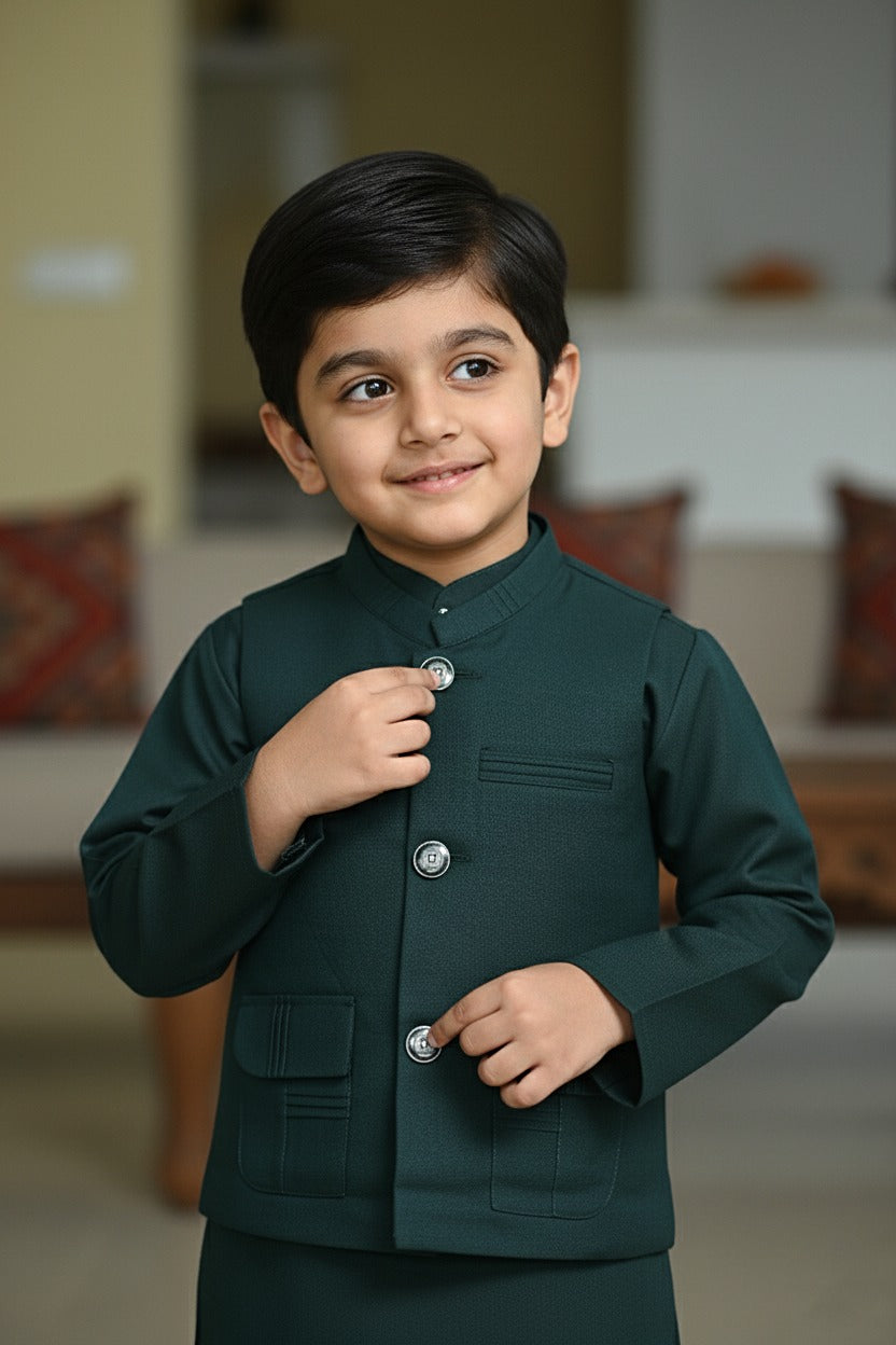 Grace Three Piece Waist Coat Suit