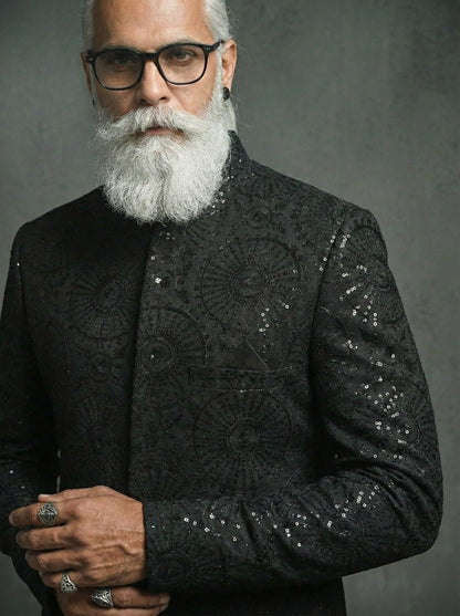 Premium Rao Silk Mid-Long Coat