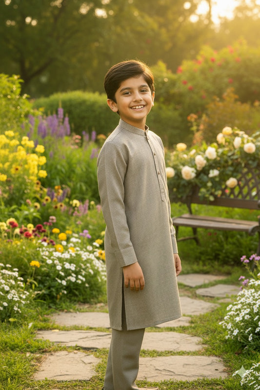 Kid's Self Kurta Pajama