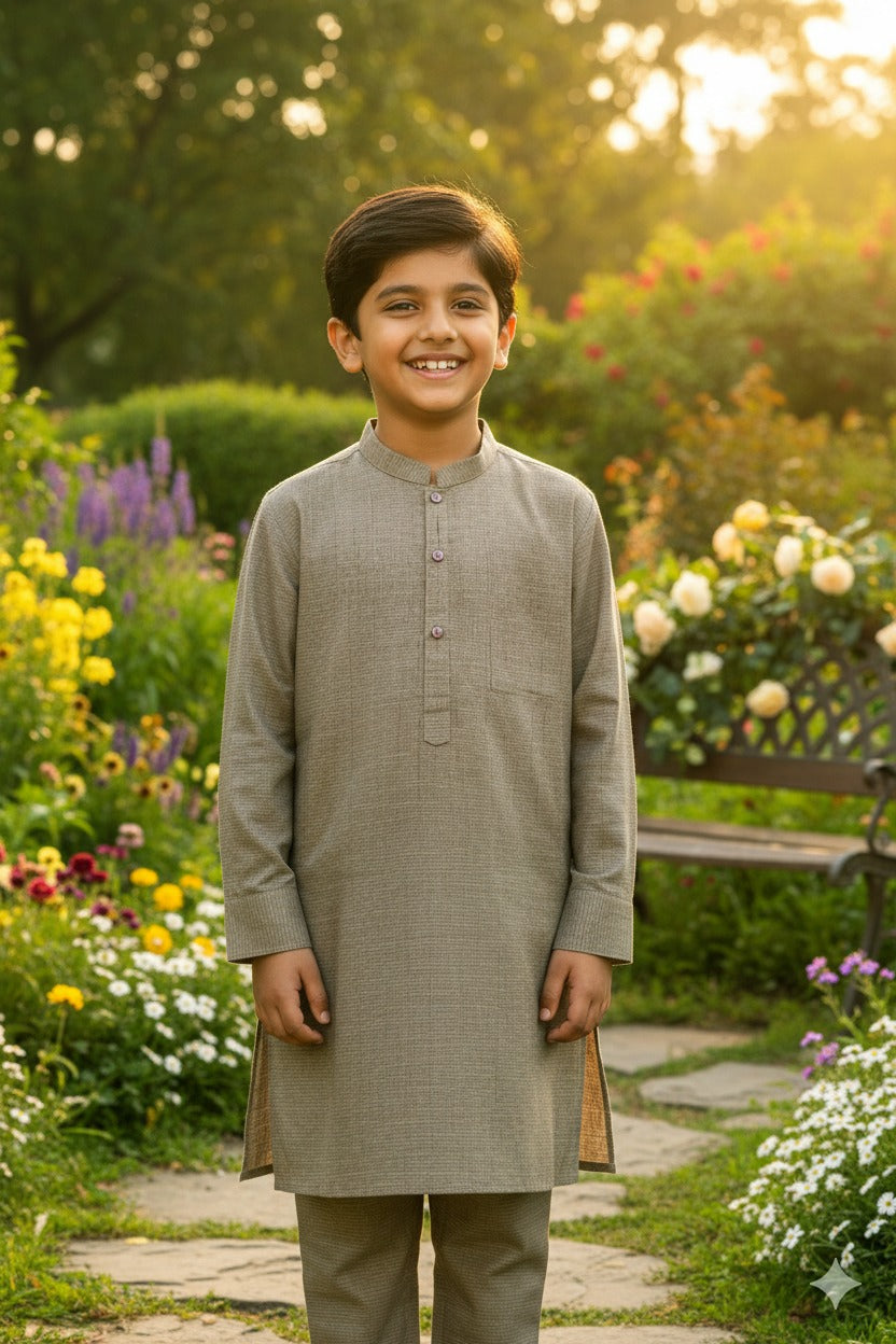 Kid's Self Kurta Pajama