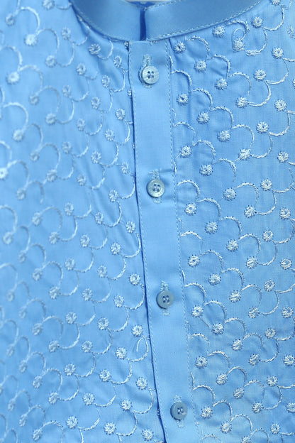 Cotton Chikankari Kurta Pajama