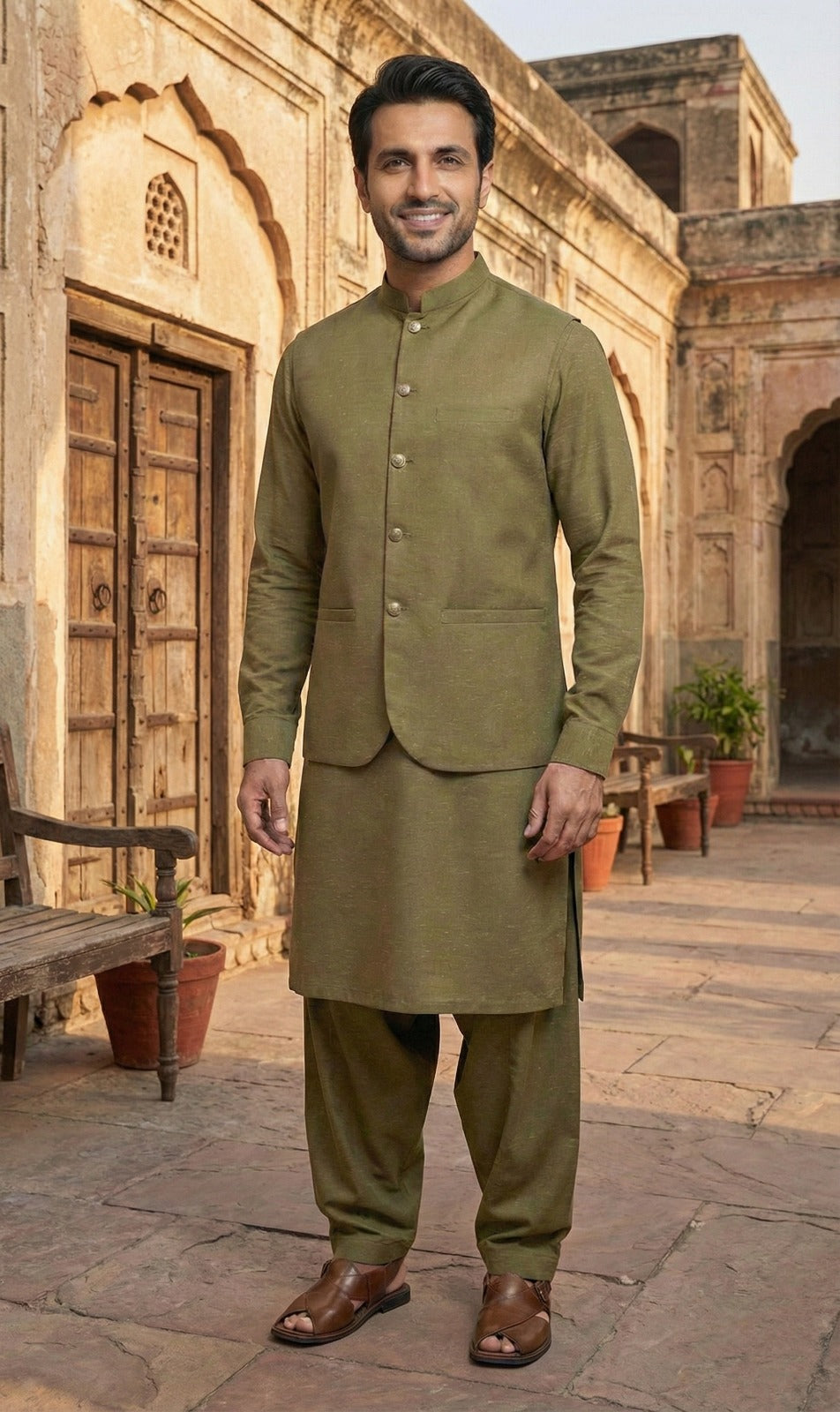 PV Grace Three Piece Waist Coat Suit