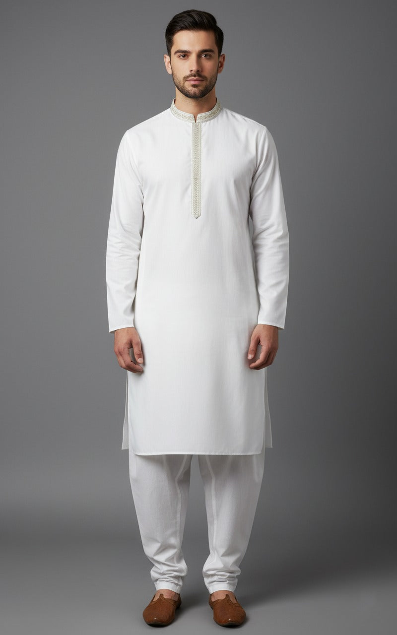 Black Embriodered Kurta Shalwar