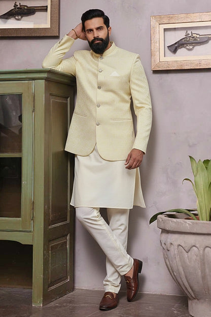 Self Banarsi Prince Coat
