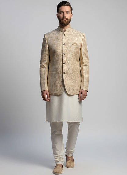 Self Banarsi Prince Coat