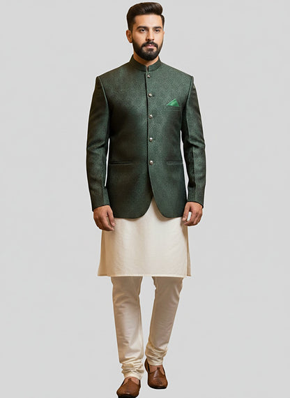 Self Banarsi Prince Coat